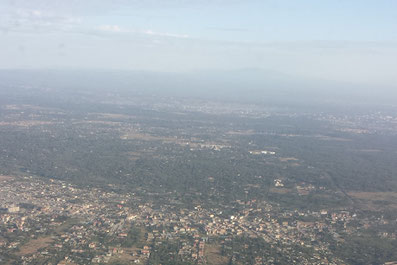 Anflug auf Nairobi, Kenia