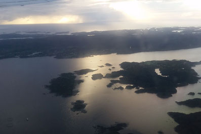 Abflug in Bergen, Norwegen