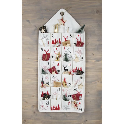 Zahlen/ Deko aus Filz für Adventskalender