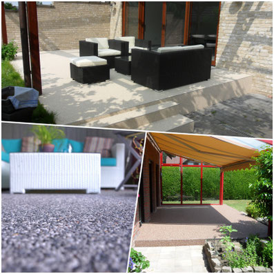 Steinteppich als Balkon- und Terrassenbelag