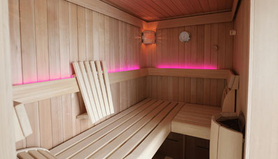 Die Hauseigene Sauna sorgt für entspannte Atmosphäre - Sonnenscheinsylt.com - Luxus Ferienhaust Sylt 