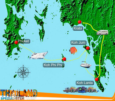 Inselhopping von Phuket nach Koh Lanta - Thailand-Spezialisten.com