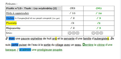 Orthographe Dictées Picot Grammaire Méthode Picot Correction CE2 CM1 cycle 2 cycle 3