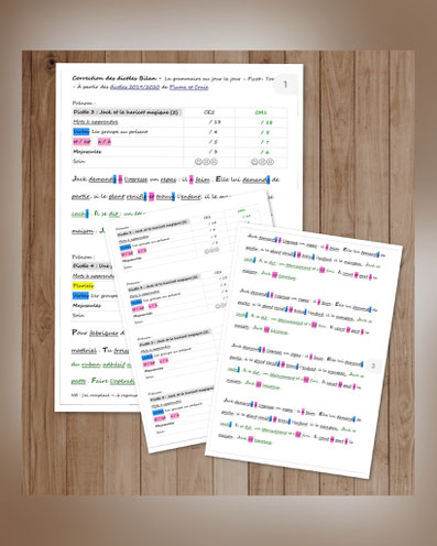 Orthographe Dictées Picot Grammaire Méthode Picot Correction CE2 CM1 cycle 2 cycle 3