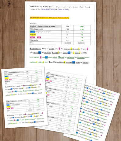 Orthographe Dictées Picot Grammaire Méthode Picot Correction CE2 CM1 cycle 2 cycle 3