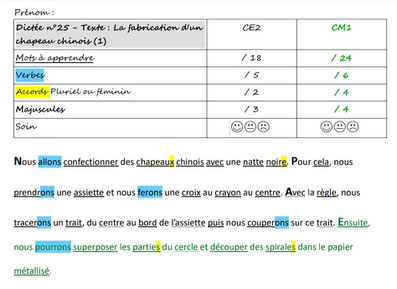 Orthographe Dictées Picot Grammaire Méthode Picot Correction CE2 CM1 cycle 2 cycle 3