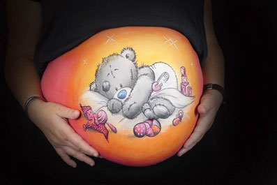 Bellypaint meisje