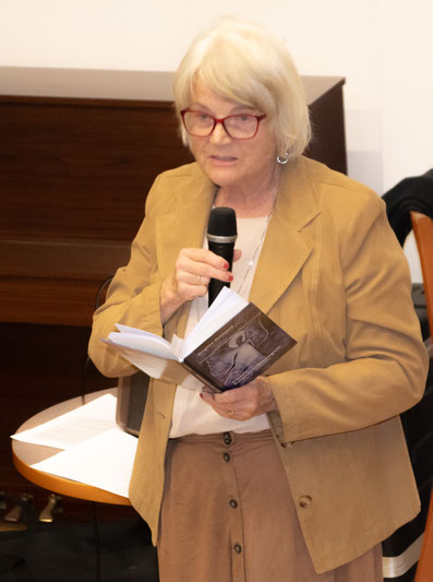Brigitte Gutmann, Premiere am 31. März 2026 im Atelier der Illenau-Werkstätten, Achern. Foto: Klaus-Peter Jäckel