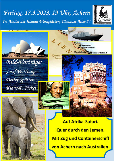 Fotos: Detlef Spötter, Josef W. Trapp, Klaus-P. Jäckel ; Plakat: Karin Jäckel