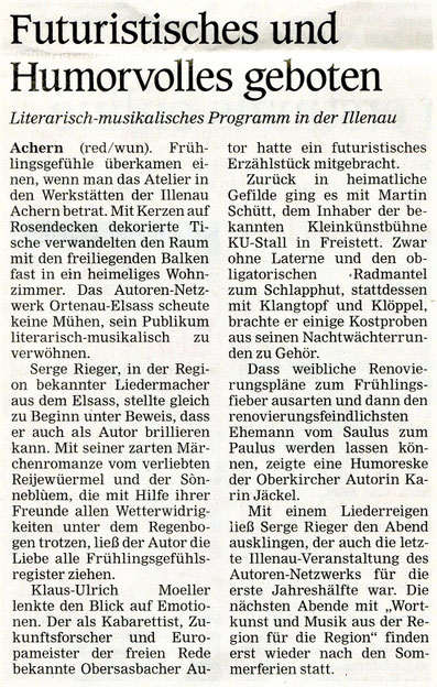 Mittelbadische Presse, Aus Stadt und Land  12.3.2020