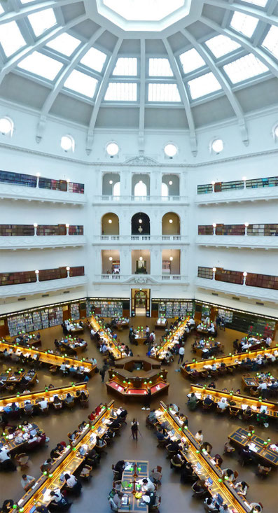 The State Library of Victoria reading room