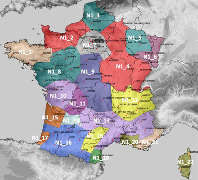 Carte premier multiplex France métropolitaine M1