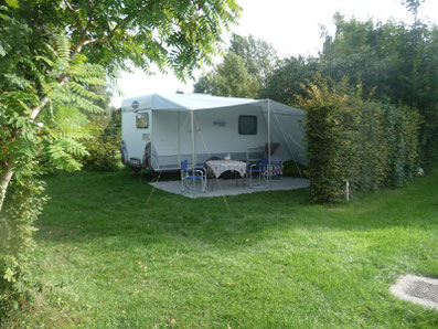 Camping La Safrière-3 étoiles-Baie de Somme-emplacement de passage -caravane-arborés-locations mobil-homes-tentes-caravanes-aire camping car-agneaux prés salés-train touristique-proche Parc du Marquenterre- Le Crotoy-Saint Valery sur Somme.