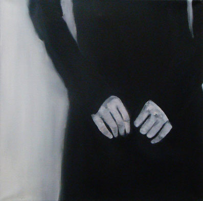 Hände 50x50cm 2008 oil on canvas