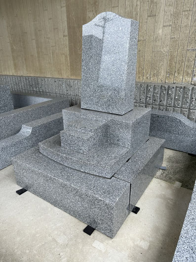 和洋型二重台（境界石などは別途）