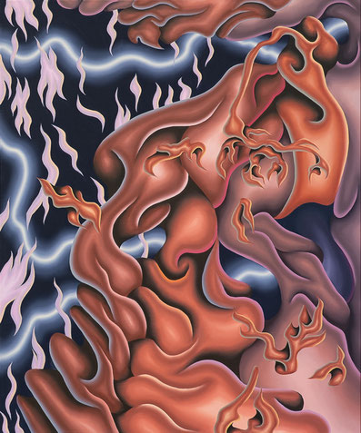 Biosinorg, 2026, oil on canvas, 120 x 100 cm