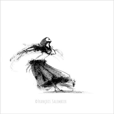 bd- Esmeralda queen of the shadow-charadesign gitane-univer fantastique-francois salembier-médiéval
