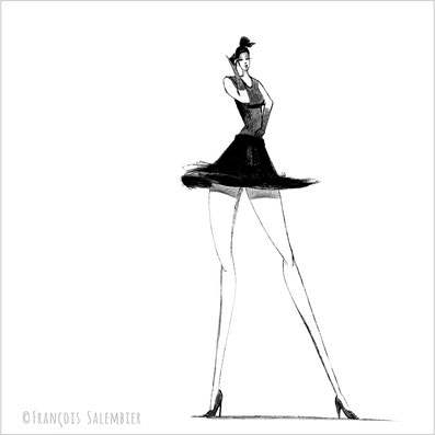 femme-danceuse-woman-encre-chine-noir-blanc-croquis-sketch-class-standard-social-fashion-mode-swing-dance