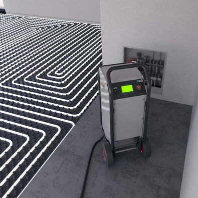 Mobile Elektroheizung - Chauffage électrique sur roues Atlantic
