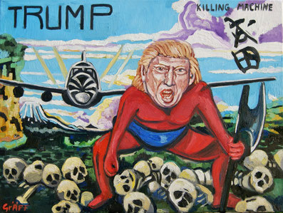 Matthias Laurenz Gräff, Politik - political paintings & activism