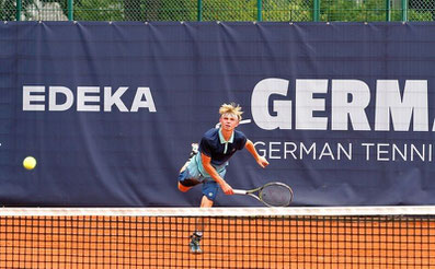 Lewie Lane spielte 2019 beim Rothenbaum-Turnier die Junior Trophy