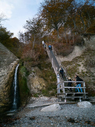 Nationalpark Jasmund Wanderung Hochuferweg Kieler Ufer Treppe