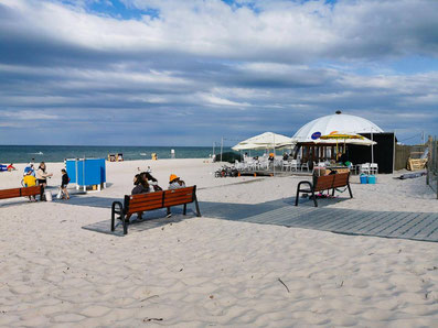 polnische Ostsee Halbinsel Hel Jurata Strand