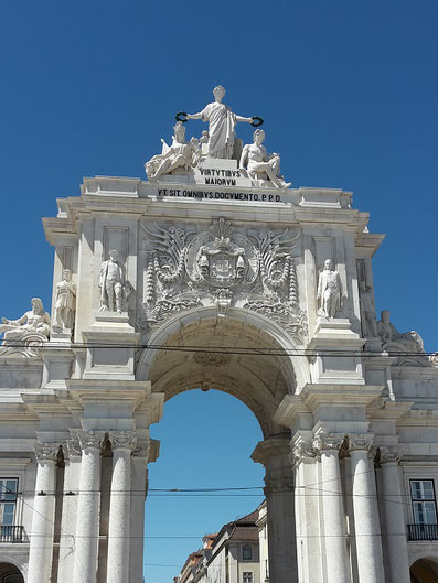 Triumphal Arch at Rue Augusta, Lisbon