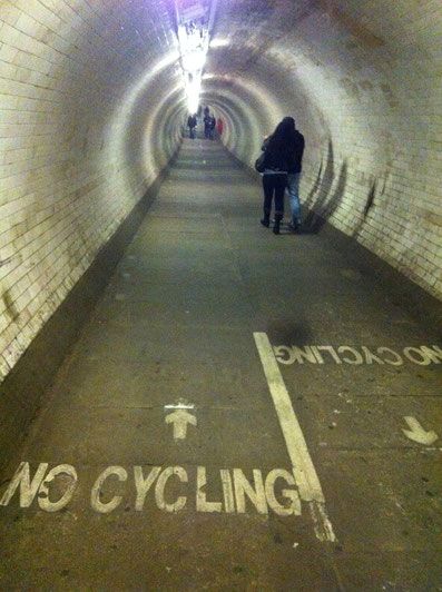 Tunnel unter der Themse in London