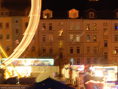 Jahrmarkt in der Stadt