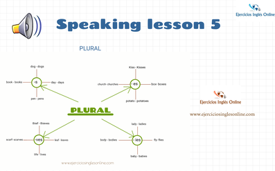 Speaking lesson 5 - Plural 