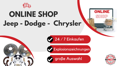 Jeepteile Jeep Dodge Chrysler Ersatzteile onlineshop ersatzteile mzz 