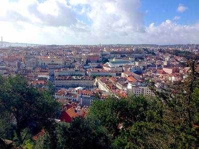 Ausblick über Lissabon