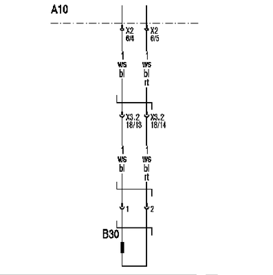 ATEGO Speed sensor on the front axle to the left