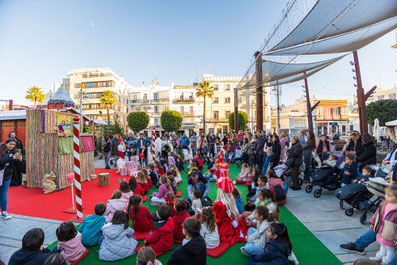 Teatro familiar e infantil para eventos públicos en Cadiz