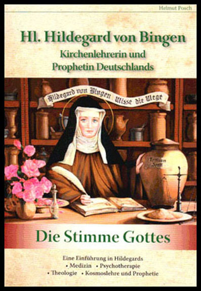 Cover des Buches die hl. Hildegard von Bingen.