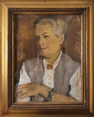 Lucie Kleffner gemalt von Mares Schultz - Familienbesitz