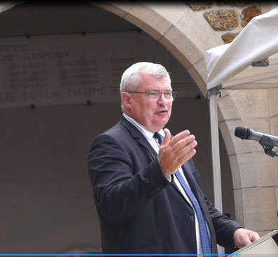 Christian Bruyen est le président du Conseil départemental de la Marne.