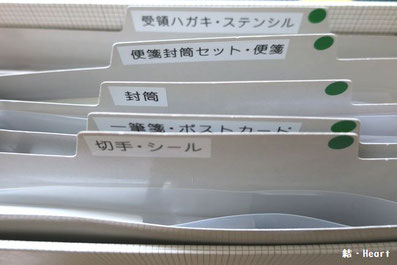 年賀状 ハガキ 切手 収納
