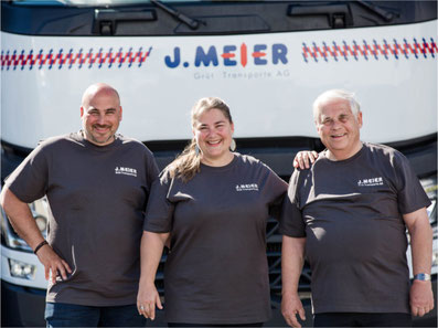 Ein starkes Team: Köbi Meier, Monika Meier, Schaggi Meier sen. (v.l.n.r.)