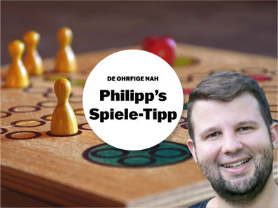 Philipp van der Loo von DE OHRFIGE NAH gibt Spiel-Tipps. Bild: bunts.ch