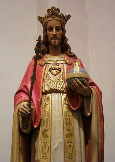 Statue du Christ Roi Cathedrale  Saint Mary of the Immaculate Conception (Peoria, Illinois)