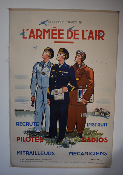 affiche de recrutement armée de l'air