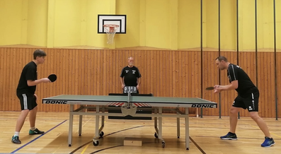 Die Schulturnhalle wird in der Rückrunde dreimal Spielort für den Zöschener Tischtennis-Vierer in der 4. Kreisklasse, Staffel A.