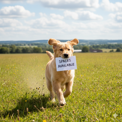We have spaces available in Bicester and Banbury areas for dog walking at great prices with high quality walks