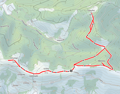 Fuchsenkogel, Schwarzberg, Willeitenberg, Sonnberg, Laussa, Sebaldusweg, Wandern, Nationalparkregion, Oberösterreich
