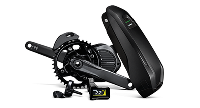 Der Shimano E8000 Mittelmotor ist speziell für e-Mountainbikes geeignet