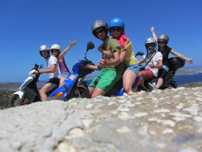 Die Biker-Segelgang auf Milos
