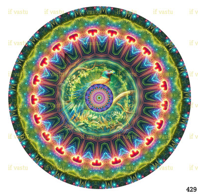 mandala aigle - vision à long terme et determination - à partir de 15€