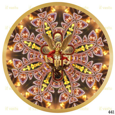 mandala archange Saint Michel - couper avec les liens toxiques du passé - à partir de 15 euros